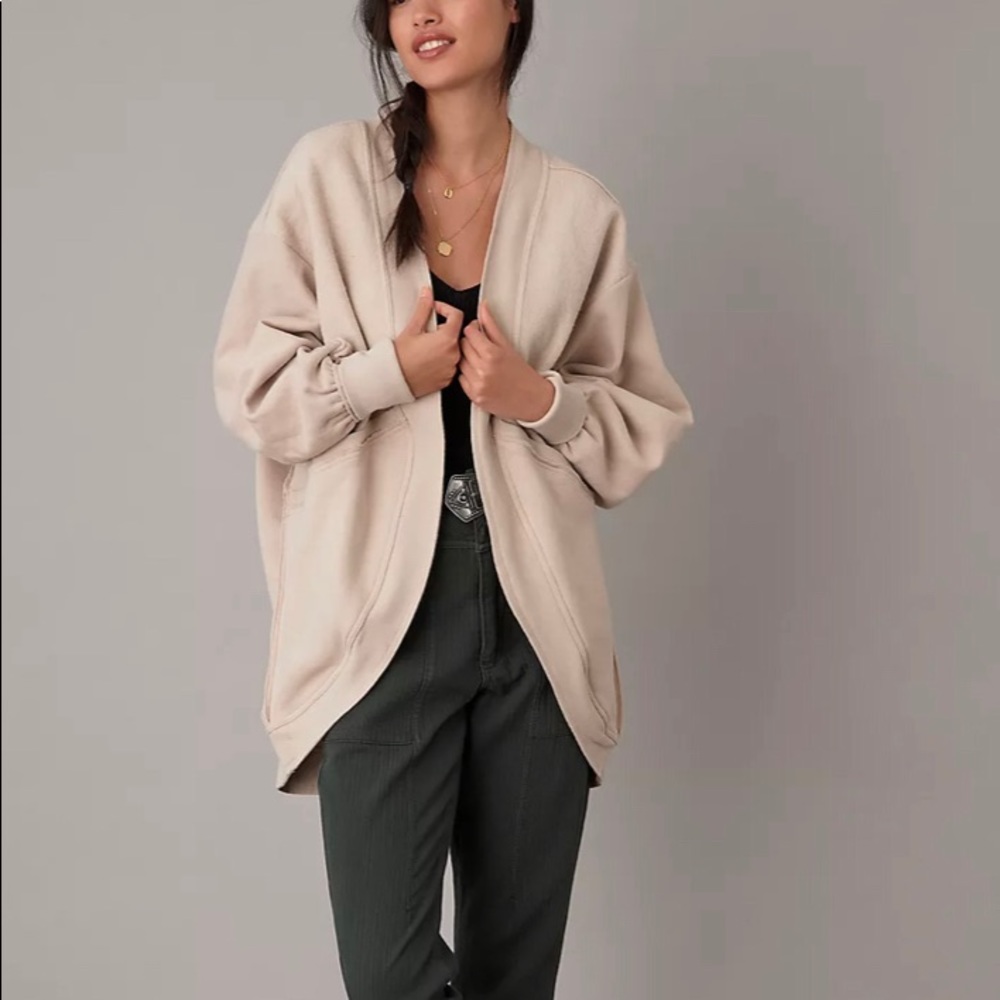 ISO Pilcro Aubrey Draped Cardigan Anthropologie